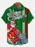 Men's Christmas Funny Graphic Short Sleeve Hawaiian Shirt